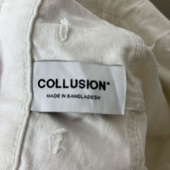 ASOS Collusion 90’s Vintage Denim Shorts 10 - Picture 5 of 5